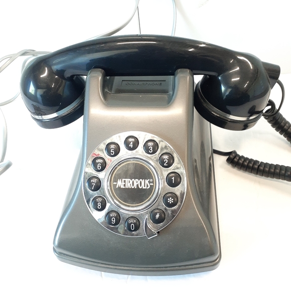 Metropolis Conair Rotary Push Button Style Phone With 2Wire DSL Filter - Picture 16 of 16